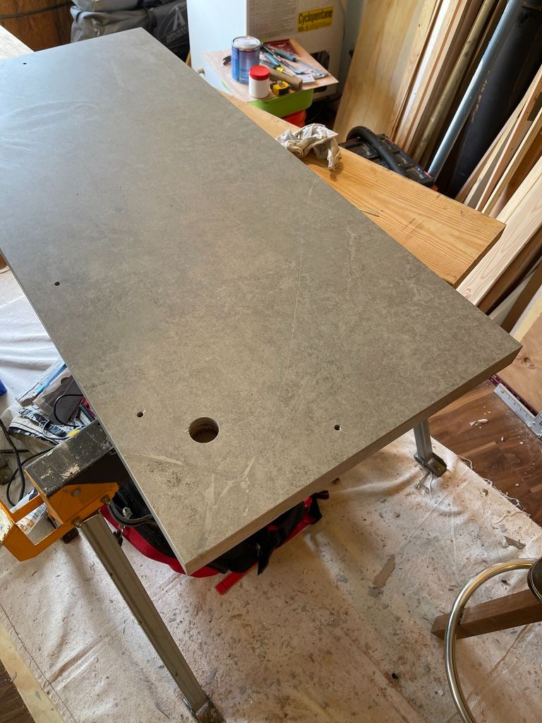 Veneer and edge repair, on site